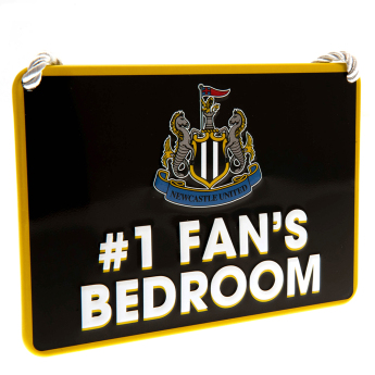 Newcastle United ozdoba do sypialni Bedroom Sign No1 Fan