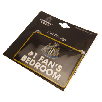 Newcastle United ozdoba do sypialni Bedroom Sign No1 Fan