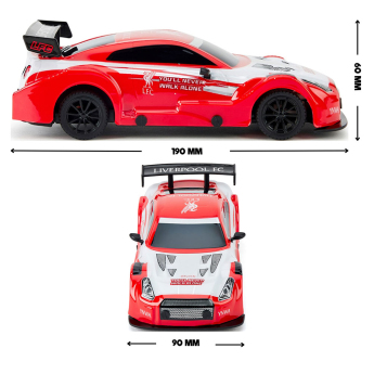 Liverpool auto zdalnie sterowane Radio Control Sportscar 1:24 Scale