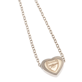 Arsenal naszyjnik Stainless Steel Heart Necklace