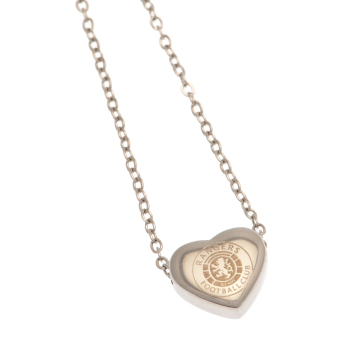 FC Rangers naszyjnik Stainless Steel Heart Necklace