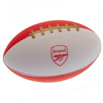 Arsenal minipiłka do futbolu amerykańskiego red and white