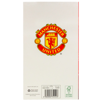Manchester United życzenia urodzinowe Dad Birthday Card