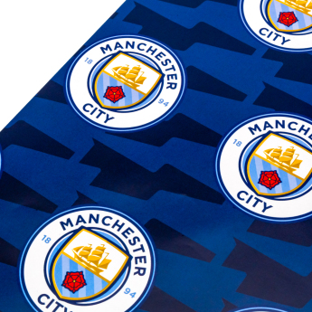 Manchester City papier podarunkowy Text Gift Wrap