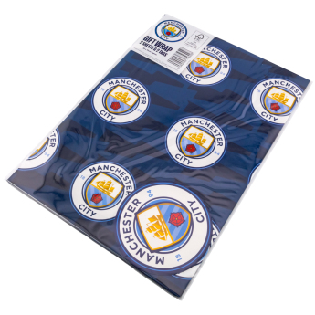 Manchester City papier podarunkowy Text Gift Wrap