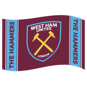 West Ham United flaga Crest Stripe
