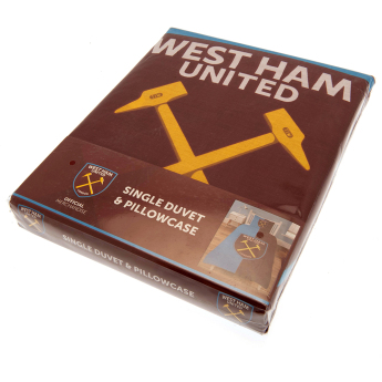 West Ham United pościel na jedno łóżko Single Duvet Set CS