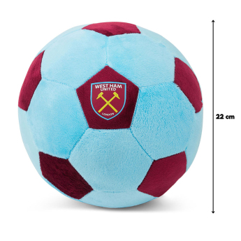West Ham United pluszowa piłka Hammers