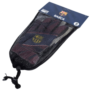 Barcelona dziecięce rękawice bramkarskie Fuse Goalkeeper Gloves Kids 67-73mm palm width