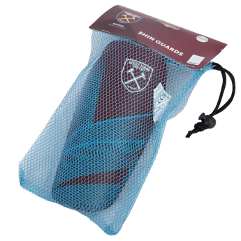West Ham United ochraniacze dla dzieci Fuse Shin Pads Kids 7 to 9 years