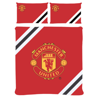 Manchester United pościel na podwójne łóżko Core Stripe
