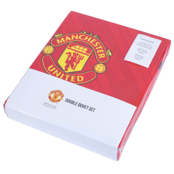 Manchester United pościel na podwójne łóżko Core Stripe