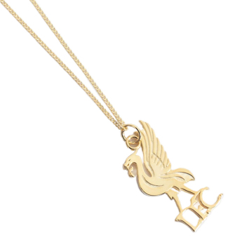 Liverpool naszyjnik z zawieszką 18ct Gold Plated on Silver Liverbird