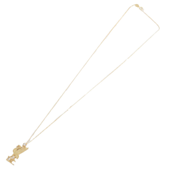 Liverpool naszyjnik z zawieszką 18ct Gold Plated on Silver Liverbird