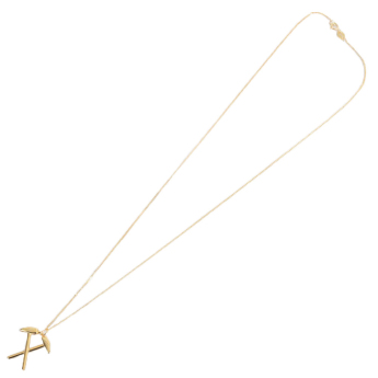 West Ham United naszyjnik z zawieszką 18ct Gold Plated on Silver