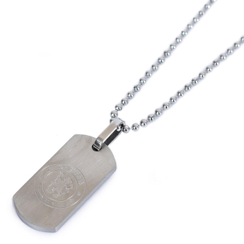 Chelsea naszyjnik z zawieszką Matt Finish Dog Tag & Chain