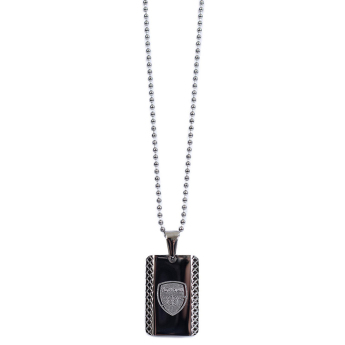Arsenal naszyjnik z zawieszką Patterned Dog Tag & Chain