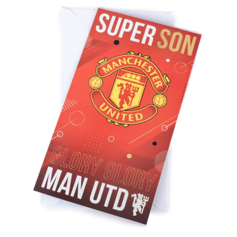 Manchester United życzenia urodzinowe Super Son Birthday Card