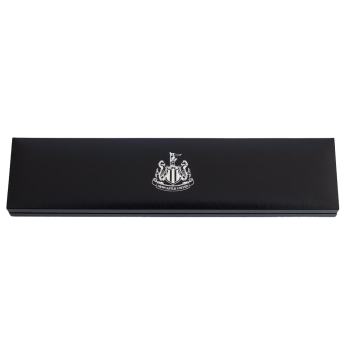 Newcastle United bransoletka skórzana Black IP Leather Bracelet