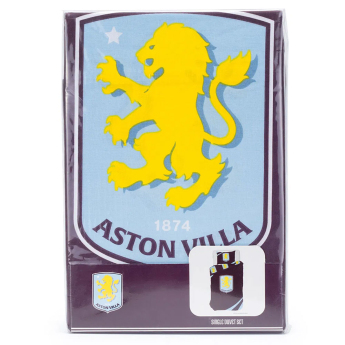 Aston Vila pościel na jedno łóżko colour club crest