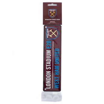 West Ham United tabliczka na okno Colour
