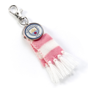Manchester City zawieszka na torbę Pink Bar Scarf