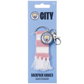 Manchester City zawieszka na torbę Pink Bar Scarf