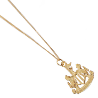 Newcastle United naszyjnik 18ct Gold Plated on Silver