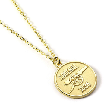 Arsenal naszyjnik Gold Finish Crest Necklace