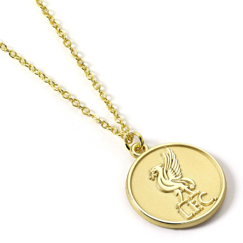 Liverpool naszyjnik Gold Finish Crest Necklace