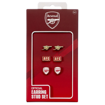 Arsenal zestaw kolczyków three unique designs