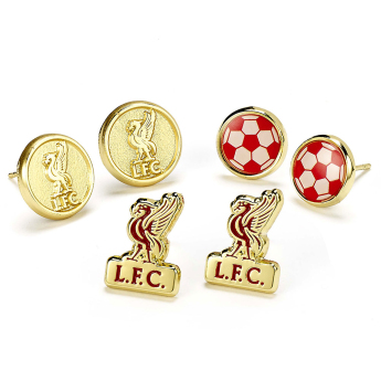 Liverpool zestaw kolczyków three unique designs