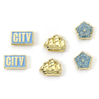 Manchester City zestaw kolczyków three unique designs