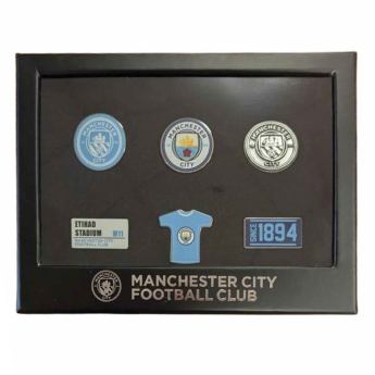 Manchester City zestaw pinesek 6pc