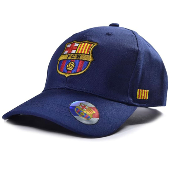 Barcelona czapka baseballówka navy classic