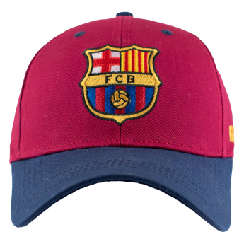 Barcelona czapka baseballówka crest red