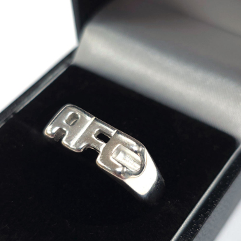 Arsenal pierścionek Sterling Silver AFC Ring - Q
