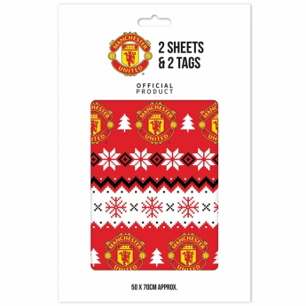 Manchester United papier podarunkowy Christmas 2 pcs