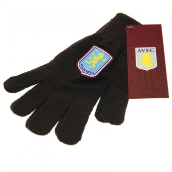 Aston Vila rękawice dziecięce Knitted Gloves Junior