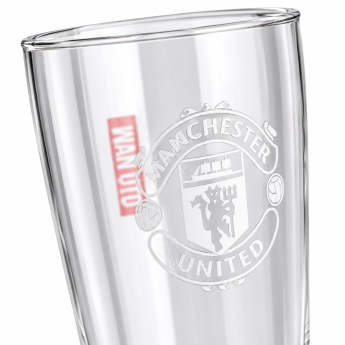 Manchester United szklanka Mono Crest Tall Beer Glass