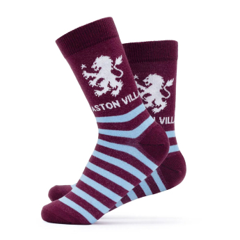 Aston Vila skarpetki Twin Pack Dress 7-11 UK (40-46) EU