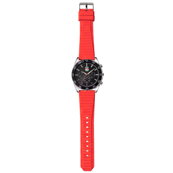 Liverpool zegarek Mens Silicone Strap Chronograph Watch