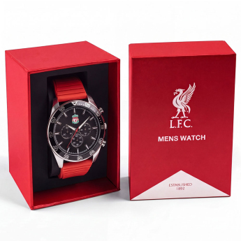 Liverpool zegarek Mens Silicone Strap Chronograph Watch
