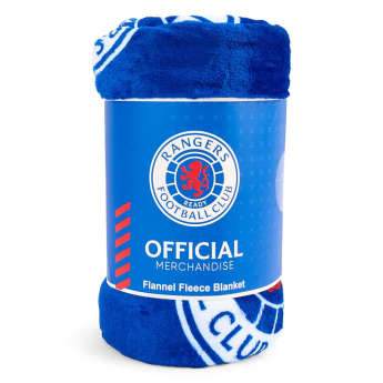 FC Rangers koc Multi Crest Fleece Blanket