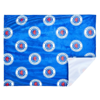 FC Rangers koc Multi Crest Fleece Blanket
