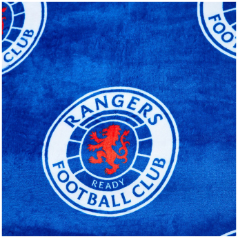FC Rangers koc Multi Crest Fleece Blanket