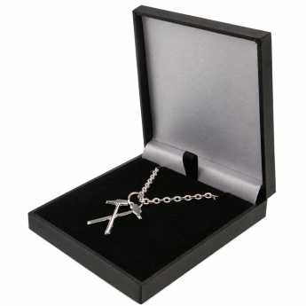 West Ham United naszyjnik z zawieszką Silver Plated Boxed Hammers Pendant