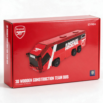Arsenal układanka 3D Wooden Team Bus Puzzle