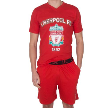 Liverpool piżama męska SLab short red