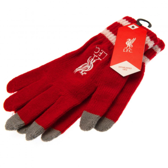Liverpool rękawice dziecięce Knitted red